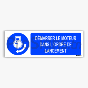 M038hm - Démarrer le moteur dans l’ordre de lancement