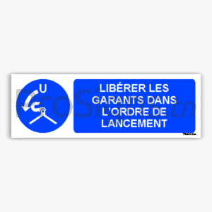 M042hm - Libérer les garants dans l’ordre de lancement
