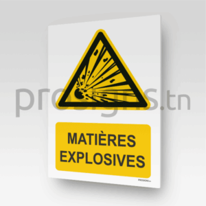 W002m - Matières explosives