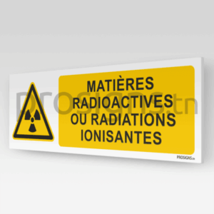 W003hm - Matières radioactives ou radiations ionisantes