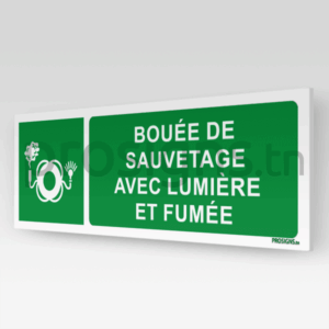 E068hm - Bouée de sauvetage avec lumière et fumée