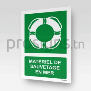 E061m - Matériel de sauvetage en mer