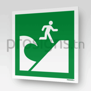 E062 - Zone d’évacuation en cas de tsunami