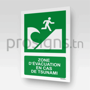 E062m - Zone d’évacuation en cas de tsunami