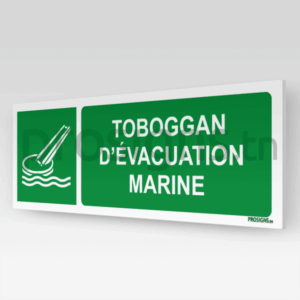 E054hm - Toboggan d’évacuation marine