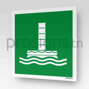 E055 - Toboggan couvert d’évacuation marine