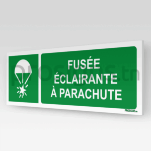 E049hm - Fusée éclairante à parachute