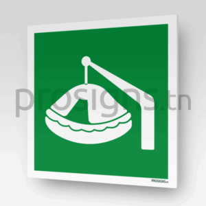 E039 - Radeau de survie à déploiement par bossoir