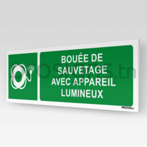E042hm - Bouée de sauvetage avec appareil lumineux