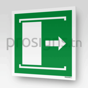 E033 - Faire coulisser la porte vers la droite pour ouvrir