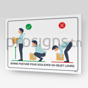 HN108 - Bonne posture pour soulever un objet lourd