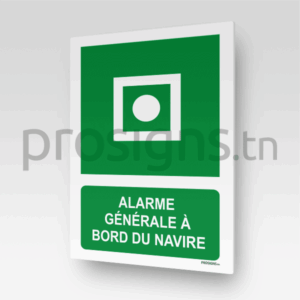 E031m - Alarme générale à bord du navire