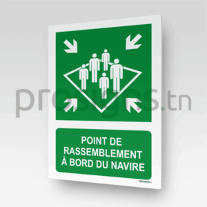 E032m - Point de rassemblement à bord du navire