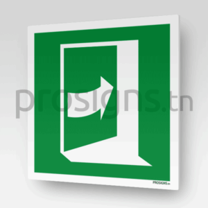 E023 - Porte qui s’ouvre en poussant sur son côté droit