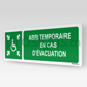 E024hm - Abri temporaire en cas d’évacuation