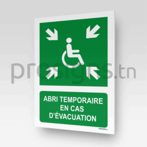 E024m - Abri temporaire en cas d’évacuation