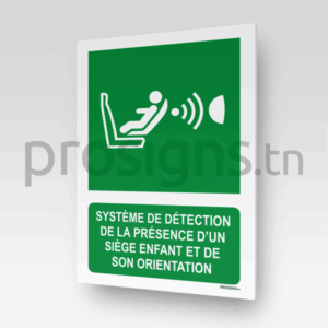 E014m - Système de détection de la présence d’un siège enfant et de son orientation