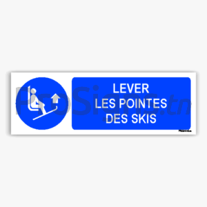 M036hm - Lever les pointes des skis