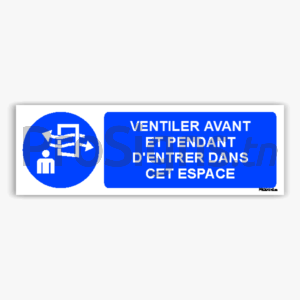 M056hm - Ventiler avant et pendant d'entrer dans cet espace
