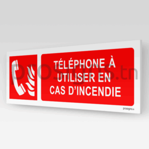 F006hm - Téléphone à utiliser en cas d’incendie