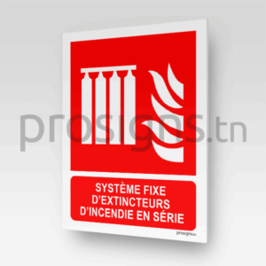 F008m - Système fixe d’extincteurs d’incendie en série