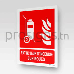 F009m - Extincteur d’incendie sur roues