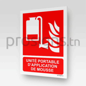 F010m - Unité portable d’application de mousse