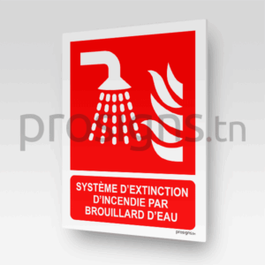 F011m - Système d’extinction d’incendie par brouillard d’eau