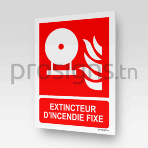 F013m - Extincteur d’incendie fixe