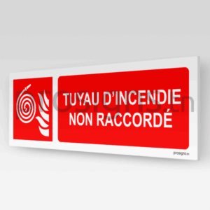 F019hm - Tuyau d’incendie non raccordé