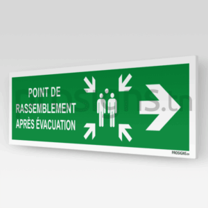 E007/A90m - Point de rassemblement après évacuation