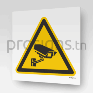 HN.111 - Vidéo surveillance (Autocollant, 10x10cm)
